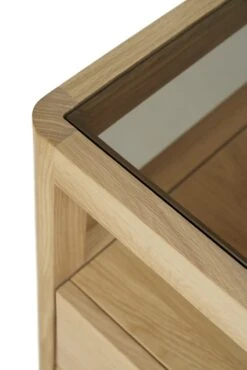 Ethnicraft Oak Spindle Dresser - 4 Drawers 12 Ethnicraft Oak Spindle Dresser - 4 Drawers -Trit Houses Shop 51250SpindleChest4 drawers osmo 150 56 83 det4 cut HQ