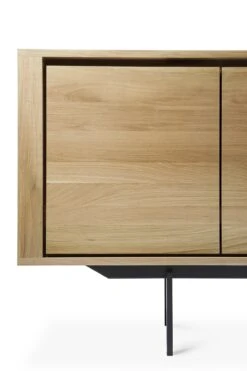 Ethnicraft Oak Shadow Sideboard - 3 Doors/3 Drawers -Trit Houses Shop 51386 Oak Shadow sideboard det01 cut WEB 1