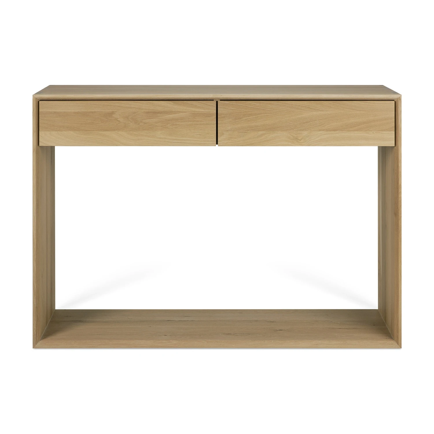 Ethnicraft Oak Nordic 2 Drawers Console 1 Ethnicraft Oak Nordic 2 Drawers Console