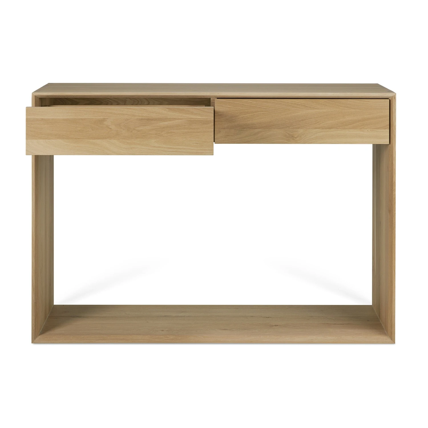 Ethnicraft Oak Nordic 2 Drawers Console 2 Ethnicraft Oak Nordic 2 Drawers Console - Image 2