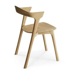 Ethnicraft Oak Bok Dining Chair -Trit Houses Shop 51490 Oak Bok dining chair profile02 cut web