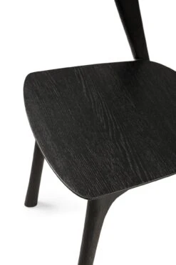 Ethnicraft Oak Bok Dining Chair -Trit Houses Shop 51491 Oak Bok black dining chair det01 cut web
