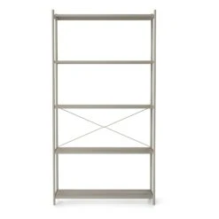 Ferm LIVING Punctual Shelving System 30 Ferm LIVING Punctual Shelving System -Trit Houses Shop 5x1 perforated Light grey