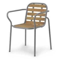 Normann Copenhagen Vig Wood Armchair 10 Normann Copenhagen Vig Wood Armchair -Trit Houses Shop 608032 Vig Armchair Wood Grey 02