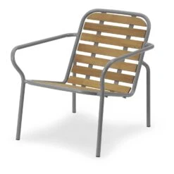 Normann Copenhagen Vig Wood Lounge Chair -Trit Houses Shop 608038 Vig Lounge Chair Wood Grey 01