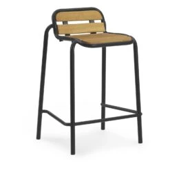Normann Copenhagen Vig Wood Counter Stool 8 Normann Copenhagen Vig Wood Counter Stool -Trit Houses Shop 608049 Vig Barstool 65 Wood Black 01