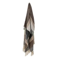 Bloomingville Isnel Cotton Throw - Brown 4 Bloomingville Isnel Cotton Throw - Brown -Trit Houses Shop 82054468 2