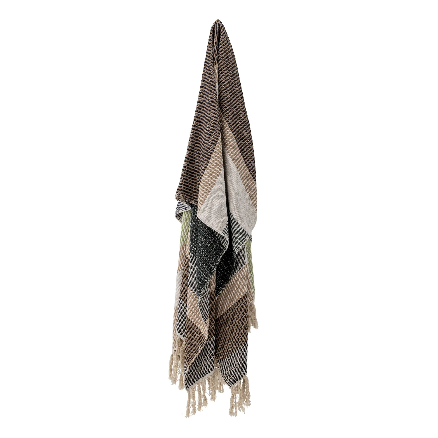 Bloomingville Isnel Cotton Throw - Brown 2 Bloomingville Isnel Cotton Throw - Brown - Image 2