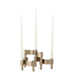 Bloomingville Kenja Metal Candle Holder - Brass -Trit Houses Shop 82059490 3