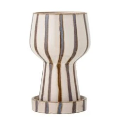 Bloomingville Agna Stoneware Flowerpot - Brown