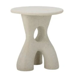 Bloomingville Amiee Polyresin Side Table - White -Trit Houses Shop 82062011 3