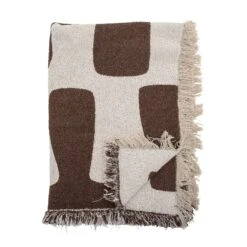 Bloomingville Bilston Recycled Throw - Brown
