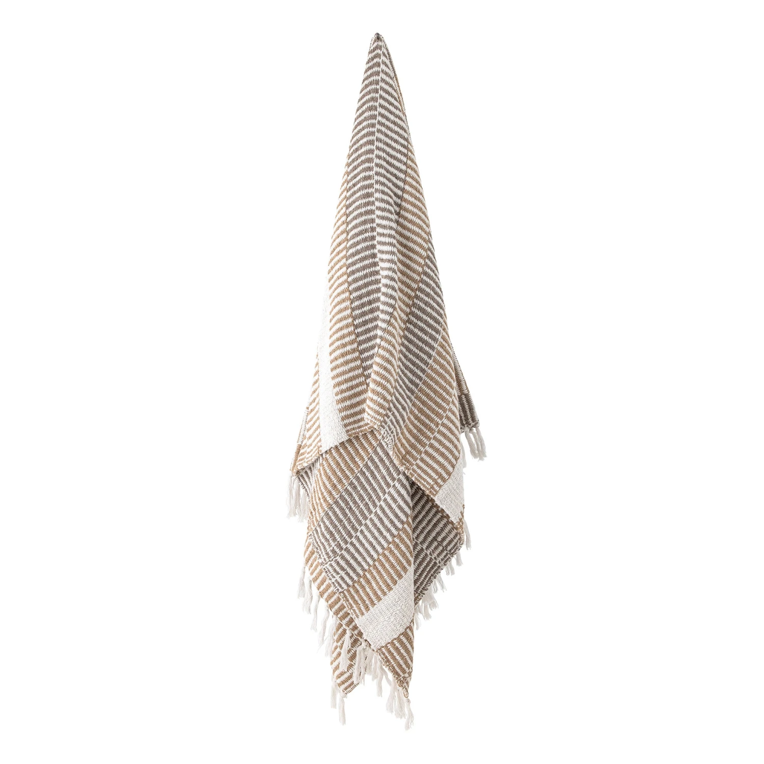 Bloomingville Isnel Cotton Throw - Nature 2 Bloomingville Isnel Cotton Throw - Nature - Image 2