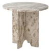 Bloomingville Jasmia Marble Side Table - Brown