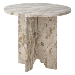 Bloomingville Jasmia Marble Side Table - Brown