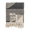 Bloomingville Anek Cotton Throw - Black