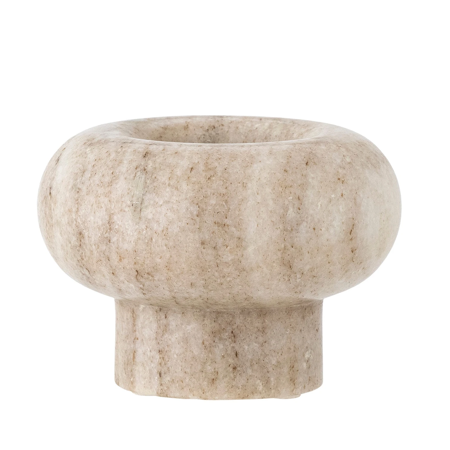 Bloomingville Isabea Short Marble Votive - Nature 1 Bloomingville Isabea Short Marble Votive - Nature