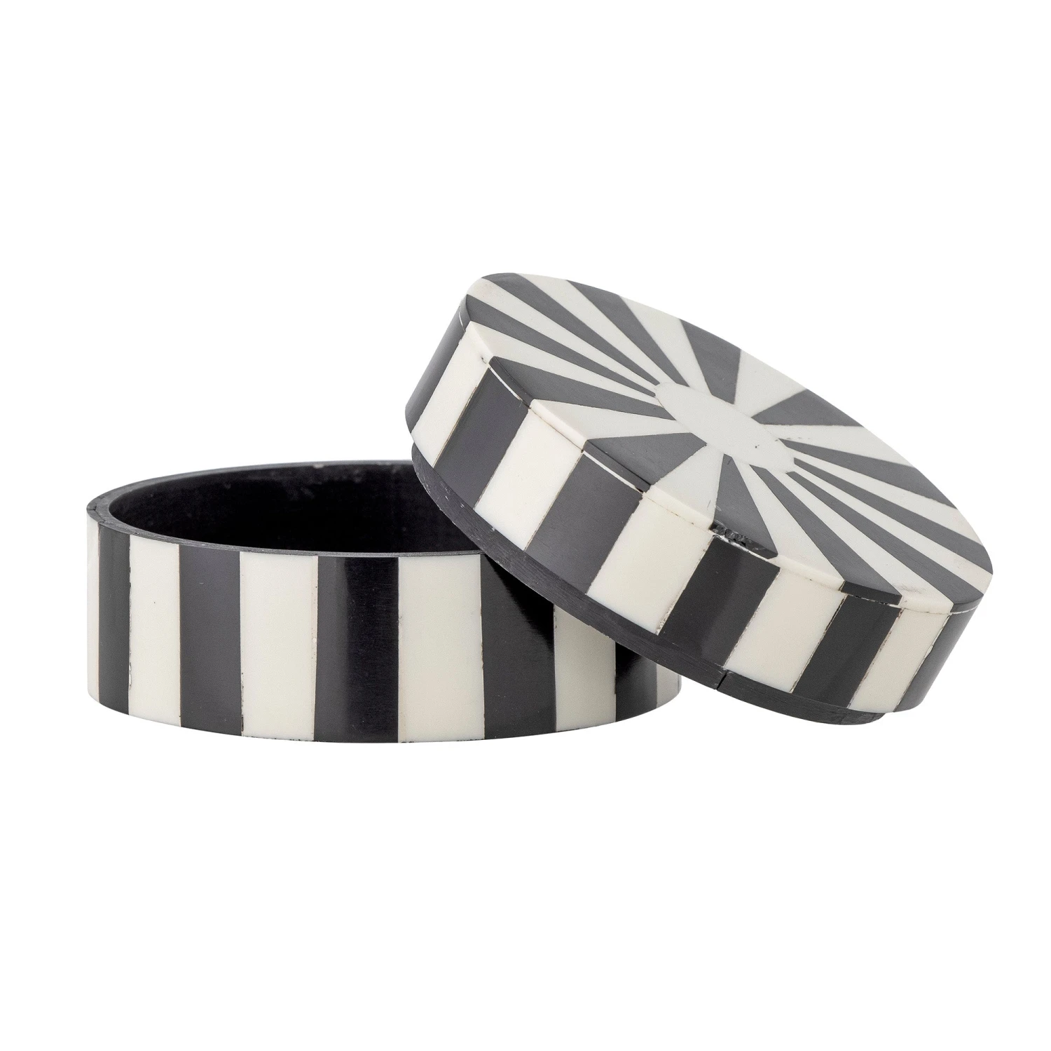 Bloomingville Llana Resin Box- Black 2 Bloomingville Llana Resin Box- Black - Image 2