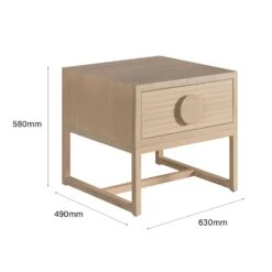 Alida Bedside Table 15 Alida Bedside Table -Trit Houses Shop ALIDA BEDSIDE TABLE Product Dimensions