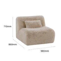 Amara Lounge Chair -Trit Houses Shop AmaraLoungeChairProductDimensions