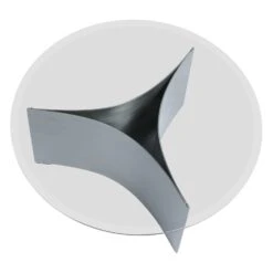 Arc Table 39 Arc Table -Trit Houses Shop Arc Mediumtable Brushedsteelwithtransparentglass V2 300dpi