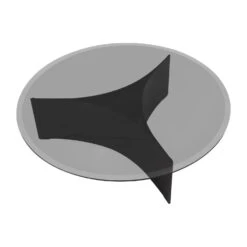 Arc Table 33 Arc Table -Trit Houses Shop Arc Tinted black glass Large table V3 300 dpi web