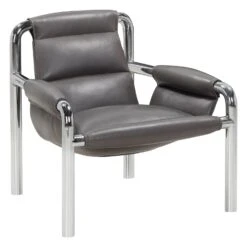 Atli Lounge Chair 21 Atli Lounge Chair -Trit Houses Shop AtliLoungeChair Chromeframe Parmacol.Graphite V1 300dpi