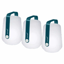 Fermob Balad Lamp Set Of 3 11 Fermob Balad Lamp Set Of 3 -Trit Houses Shop BALAD H.12 BLEU ACAPULCO