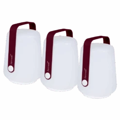 Fermob Balad Lamp Set Of 3 14 Fermob Balad Lamp Set Of 3 -Trit Houses Shop BALAD LOT DE 3 LAMPES H12 CERISE NOIRE SKU 3602B9