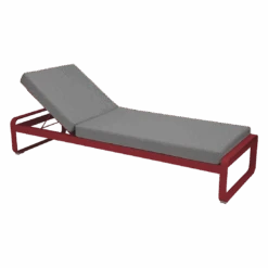 Fermob Bellevie Sunlounger -Trit Houses Shop BELLEVIE BDS GF PIMENT