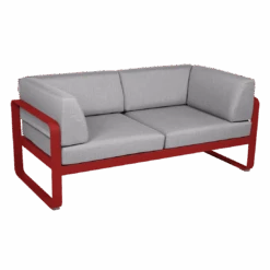Fermob Bellevie 2 Seater Club Sofa 39 Fermob Bellevie 2 Seater Club Sofa -Trit Houses Shop BELLEVIE CANAPE CLUB 2PL GF COQUELICOT