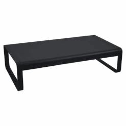 Fermob Bellevie Large Low Table -Trit Houses Shop BELLEVIE GRANDE TABLE BASSE 138X80 CARBONE
