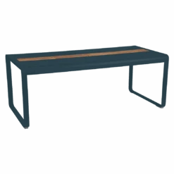 Fermob Bellevie Dining Table With Storage 30 Fermob Bellevie Dining Table With Storage -Trit Houses Shop BELLEVIE TABLE 196X90 AVEC RANGEMENTS BLEU ACAPULCO