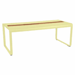 Fermob Bellevie Dining Table With Storage 35 Fermob Bellevie Dining Table With Storage -Trit Houses Shop BELLEVIE TABLE 196X90 AVEC RANGEMENTS CITRON GIVRE
