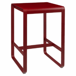 Fermob Bellevie High Table -Trit Houses Shop BELLEVIE TABLE HAUTE 74X80 COQUELICOT