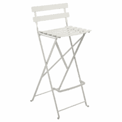 Fermob Bistro Foldable Bar Chair 31 Fermob Bistro Foldable Bar Chair -Trit Houses Shop BISTRO CHAISE DE BAR GRIS ARGILE