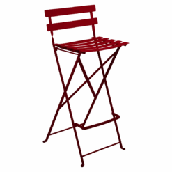 Fermob Bistro Foldable Bar Chair 38 Fermob Bistro Foldable Bar Chair -Trit Houses Shop BISTRO CHAISE DE BAR PIMENT