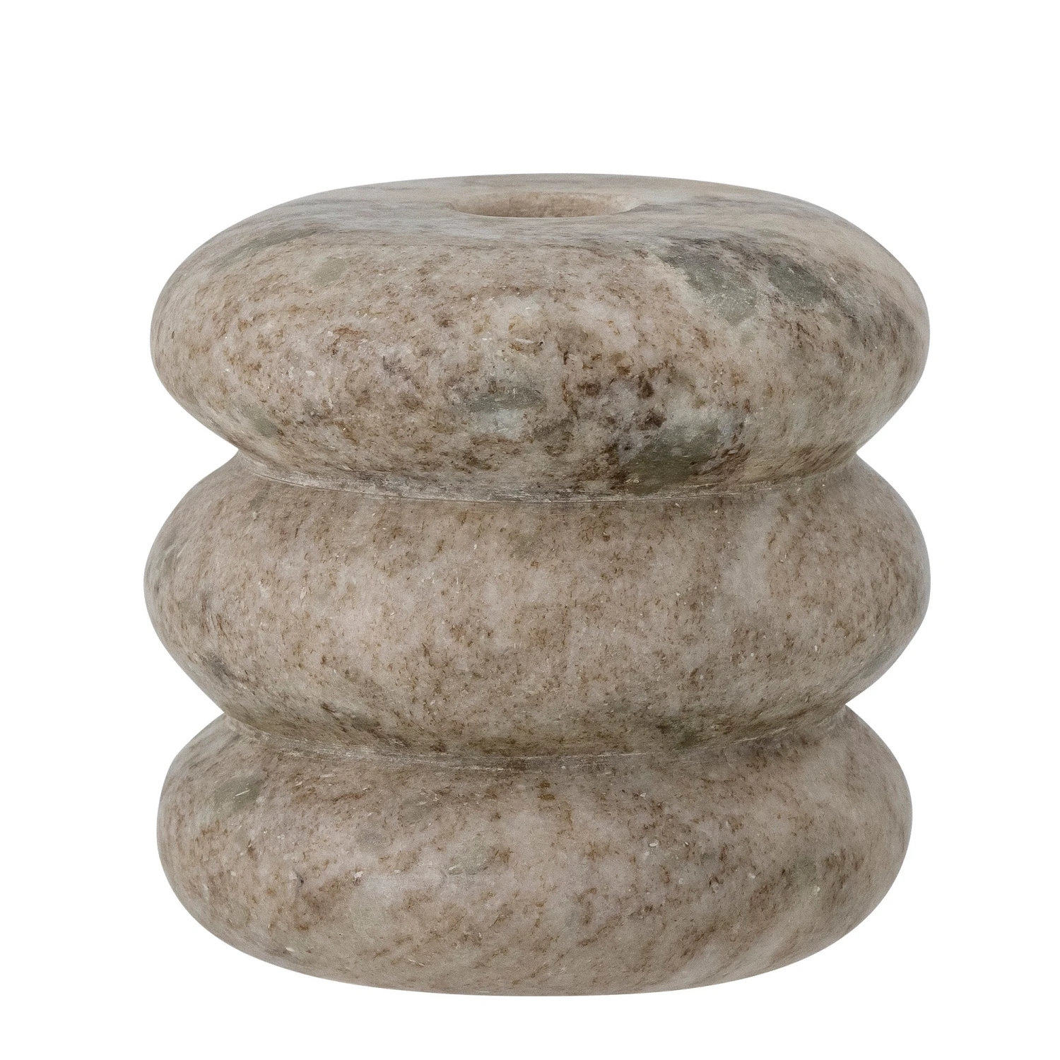 Bloomingville Madisson Marble Tall Candlestick - Brown 1 Bloomingville Madisson Marble Tall Candlestick - Brown