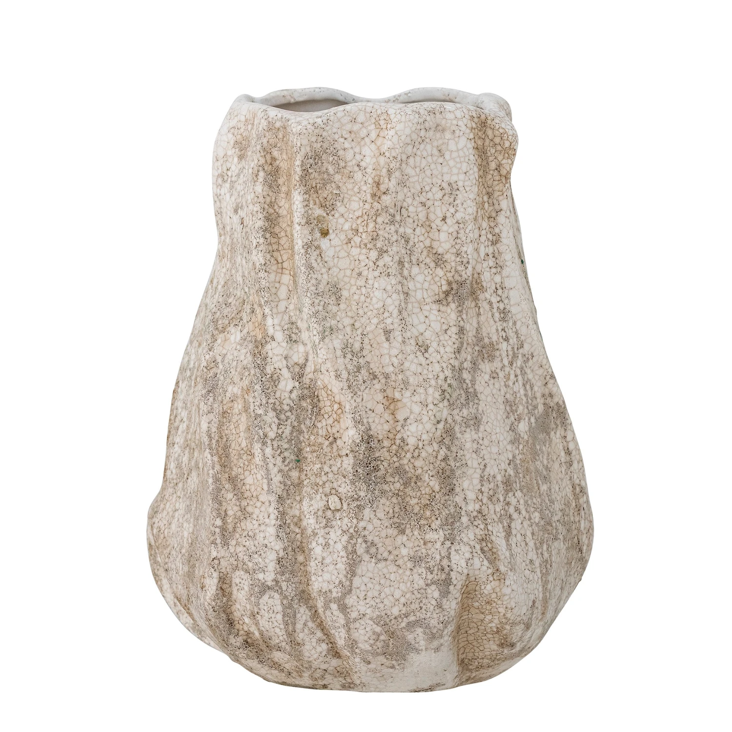 Bloomingville Kajsa Stoneware Deco Vase - Nature 1 Bloomingville Kajsa Stoneware Deco Vase - Nature