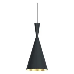 Tom Dixon Beat Tall Pendant Lamp 6 Tom Dixon Beat Tall Pendant Lamp -Trit Houses Shop BLS03 PEUM BeatTallPendantBlack Main Cutout