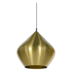 Tom Dixon Beat Stout Pendant Lamp -Trit Houses Shop BLS04B PEUM BeatStoutPendantBrass Main short Cutout