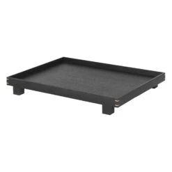Ferm LIVING Bon Wooden Tray 12 Ferm LIVING Bon Wooden Tray -Trit Houses Shop Bon Wooden tray large black