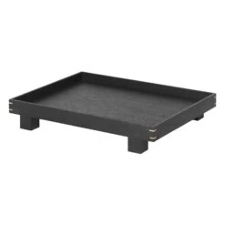 Ferm LIVING Bon Wooden Tray 10 Ferm LIVING Bon Wooden Tray -Trit Houses Shop Bon Wooden tray small black