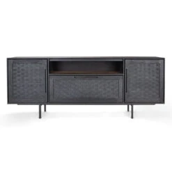 DBodhi Karma Charcoal Low Dresser - 2 Doors/1 Drawer/1 Shelf