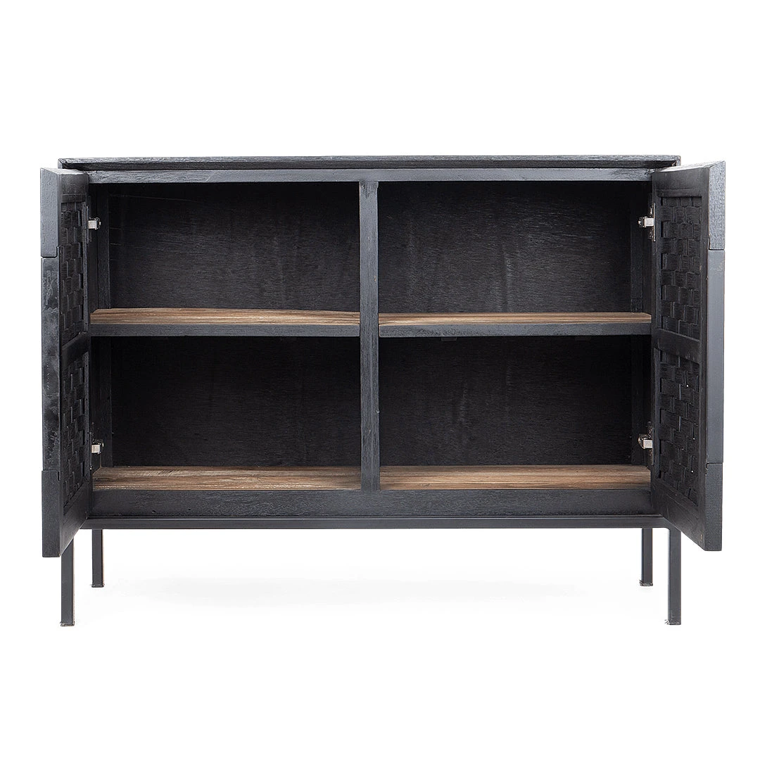 DBodhi Karma Charcoal Low Dresser - 2 Doors 2 DBodhi Karma Charcoal Low Dresser - 2 Doors - Image 2