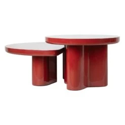 Cleo Coffee Table 32 Cleo Coffee Table -Trit Houses Shop CoraSideTable CleoCoffeeTableCrimson2