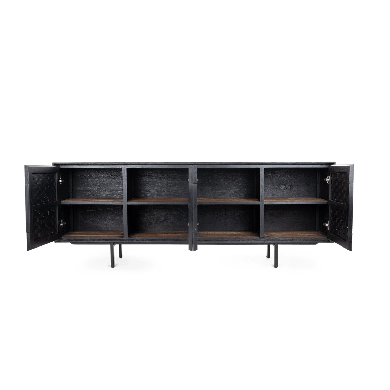 DBodhi Karma Charcoal Low Dresser - 4 Doors 2 DBodhi Karma Charcoal Low Dresser - 4 Doors - Image 2