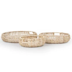 DBodhi Krakatao Round Tray - Set Of 3