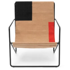 Ferm LIVING Desert Lounge Chair -Trit Houses Shop Desert Lounge Chair Black Block 1
