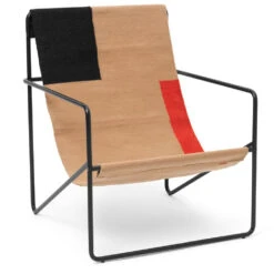 Ferm LIVING Desert Lounge Chair -Trit Houses Shop Desert Lounge Chair Black Block 2
